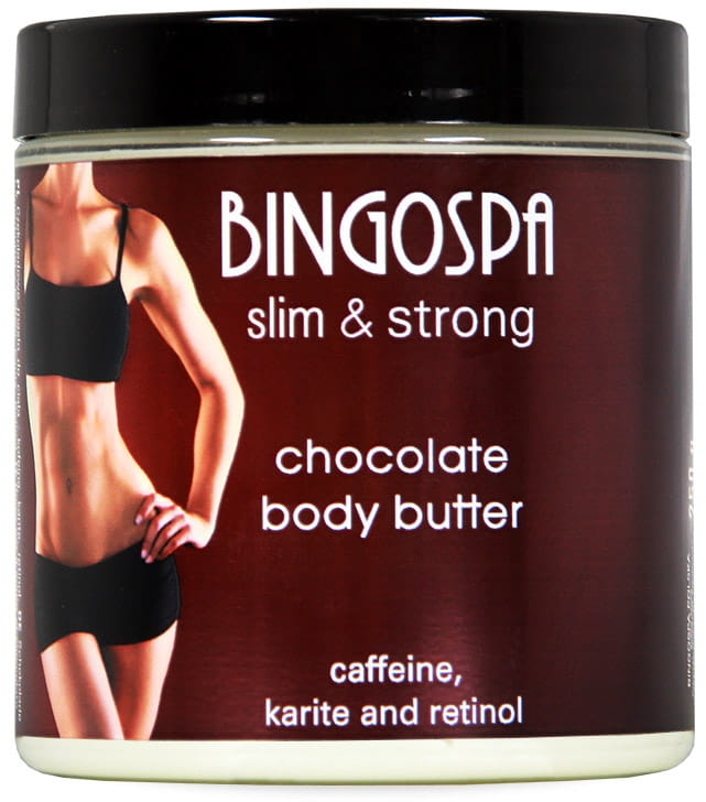 Шоколадне масло з ретинолом для тіла  - BingoSpa Chocolate Body Butter With Retinol
