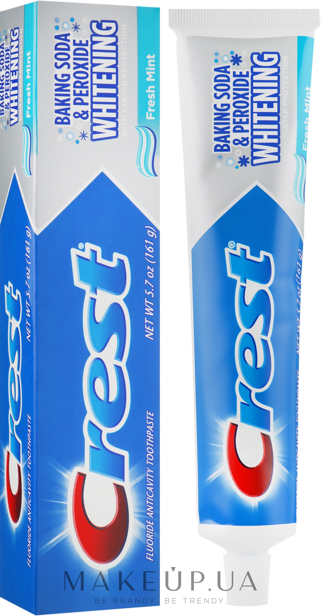 Отбеливающая зубная паста - Crest Baking Soda Peroxide Whitening — фото 161g