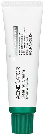 Очищувальний крем для проблемної шкіри обличчя - Holika Holika Acnenator Clearing Cream — фото N1