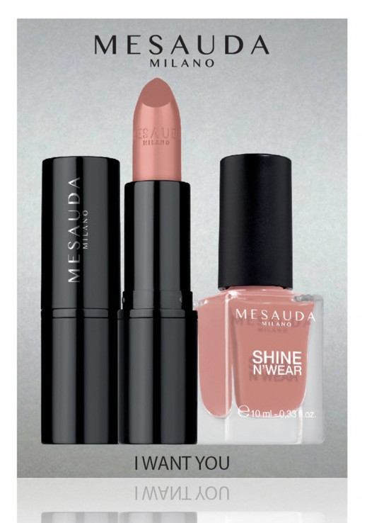 Набор - Mesauda Milano I Want You Kit (lipstick/3.5g + nail polish/10ml)