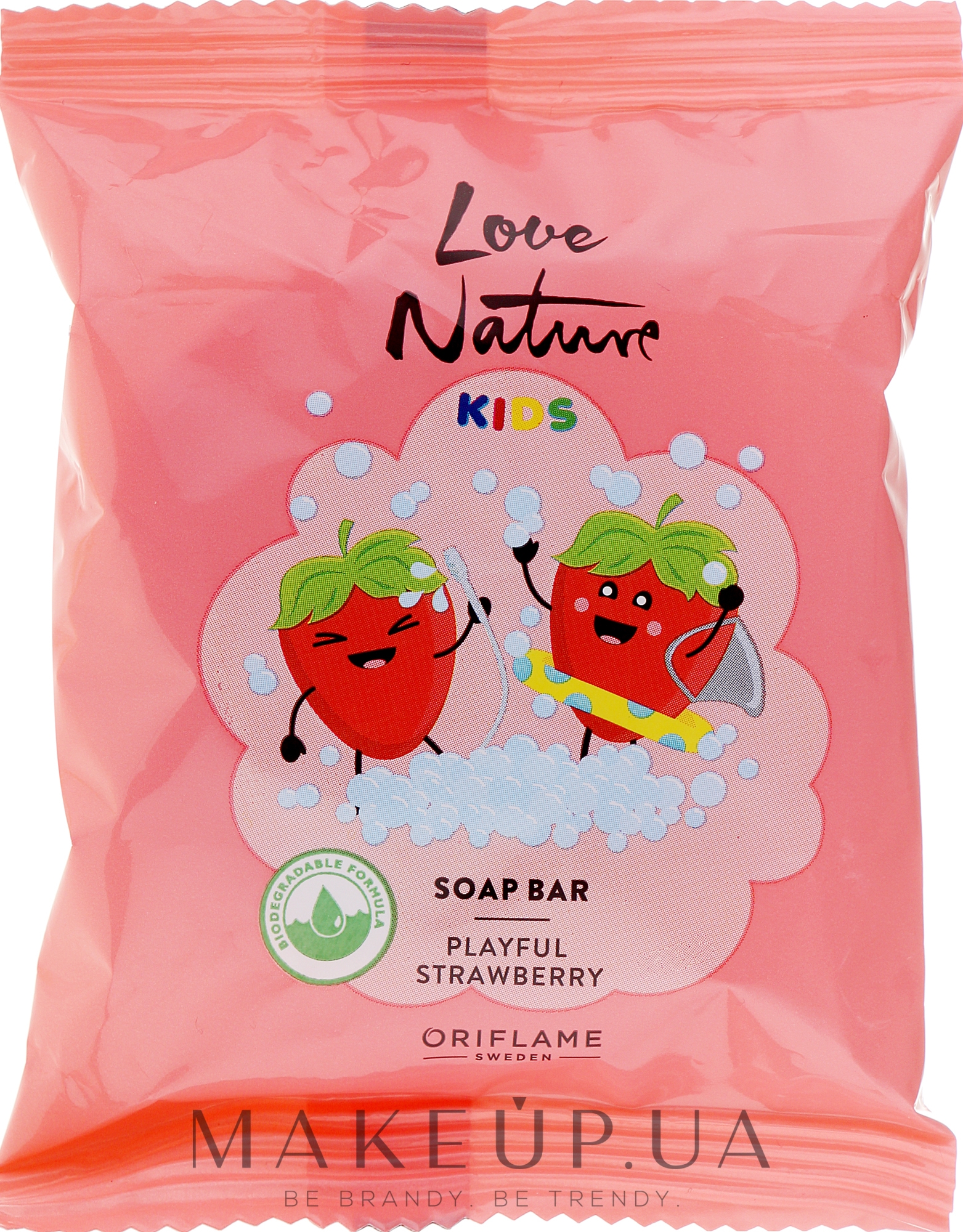 Мыло "Клубника" - Oriflame Love Nature Kids Playful Strawberry — фото 75g