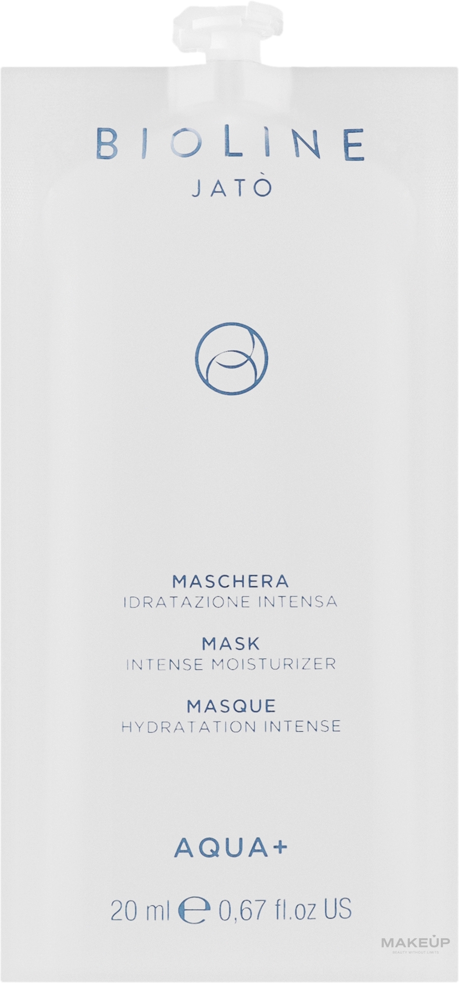 Маска "Зволожувальна" для обличчя - Bioline Jato Aqua+ Mask Intense Moisturizer — фото 20ml