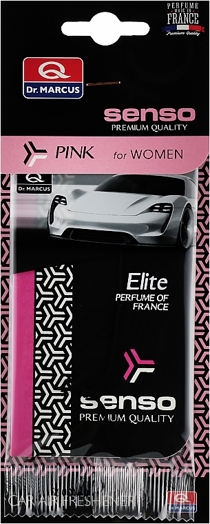 Ароматизатор для авто "Рожевий" - Dr. Marcus Senso Elite Pink Car Air Freshener — фото N1