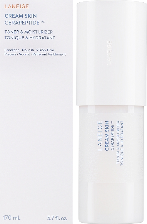 Увлажняющий и питательный крем-тонер с керамидами - Laneige Cream Skin Refillable Toner & Moisturizer With Ceramide — фото N1