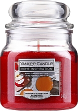 Ароматическая свеча в банке - Yankee Candle Home Inspiration Apple Cinnamon Cider — фото N1