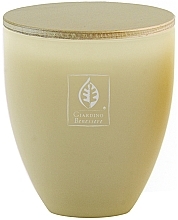Giardino Benessere The Bianco - Парфюмированная свеча в бледно-желтом стакане — фото N1