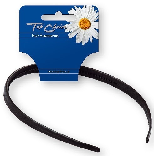 Обруч для волосся 27697, чорний - Top Choice Hair Headband — фото N1