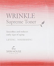 Духи, Парфюмерия, косметика Питательный тоник с женьшенем - The Skin House Wrinkle Supreme Toner (пробник)