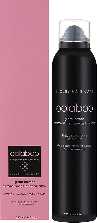 УЦІНКА Лак для волосся - Oolaboo Glam Former Extreme Strong Runway Hair Spray * — фото N2