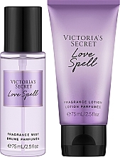 Victoria's Secret Love Spell Gift Set - Подарочный набор (b/mist/75ml + b/lot/75ml) — фото N2