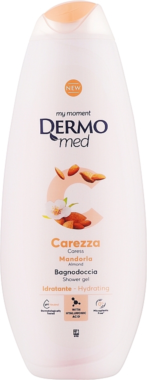 Гель для душу "Мигдаль" - Dermomed Caress Almond Shower Gel — фото N1