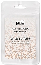 Силиконовые молды для верхних форм, кристаллы - PNB Wild Nature Nail Art Molds  — фото N1