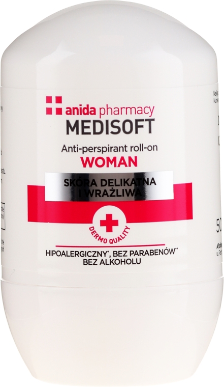 Антиперспірант - Anida Pharmacy Medisoft Woman Deo Roll-On — фото N1