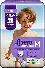 Подгузники-трусики для плавания Swimpants Medium, 10-16 кг, 12 шт. - Libero  — фото N2