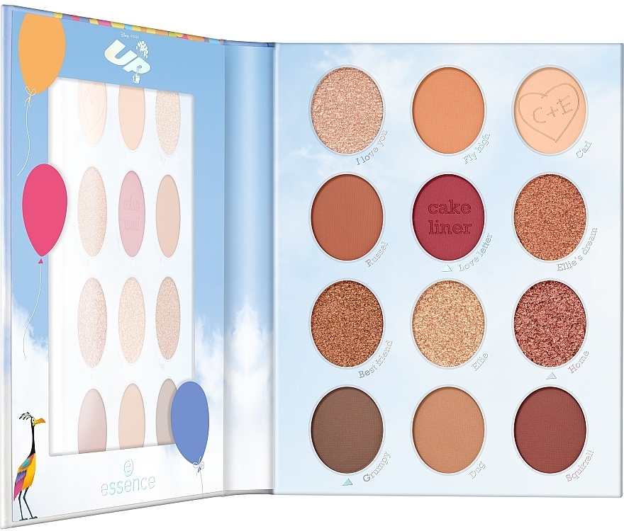 Палетка тіней для повік - Essence Disney Pixar Up Eyeshadow Palette — фото N1