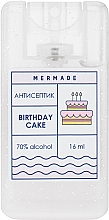 Духи, Парфюмерия, косметика Антисептик-спрей для рук "Birthday Cake" - Mermade 70% Alcohol Hand Antiseptic
