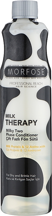 Двофазний кондиціонер для волосся - Morfose Milk Therapy Two Phase Conditioner — фото N3