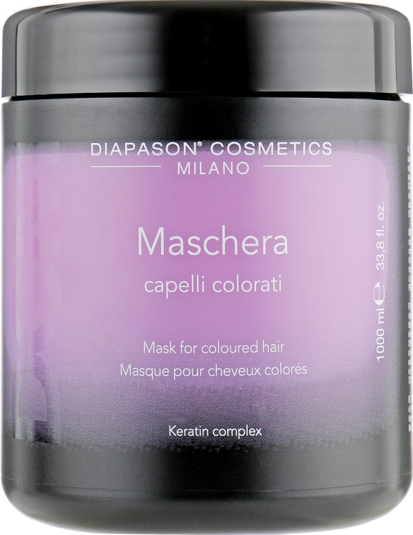 Маска для захисту кольору і відновлення фарбованого волосся - DCM Keratin Complex Mask For Coloured Hair