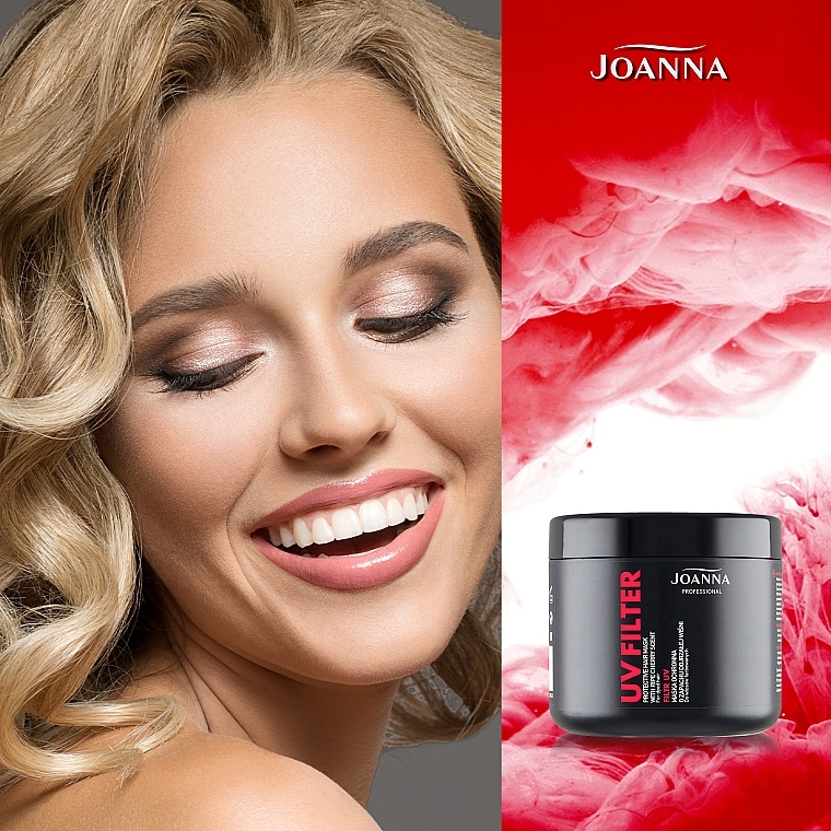 Маска з UV-фільтром для фарбованого волосся з ароматом вишні - Joanna Professional Hair Mask — фото N4