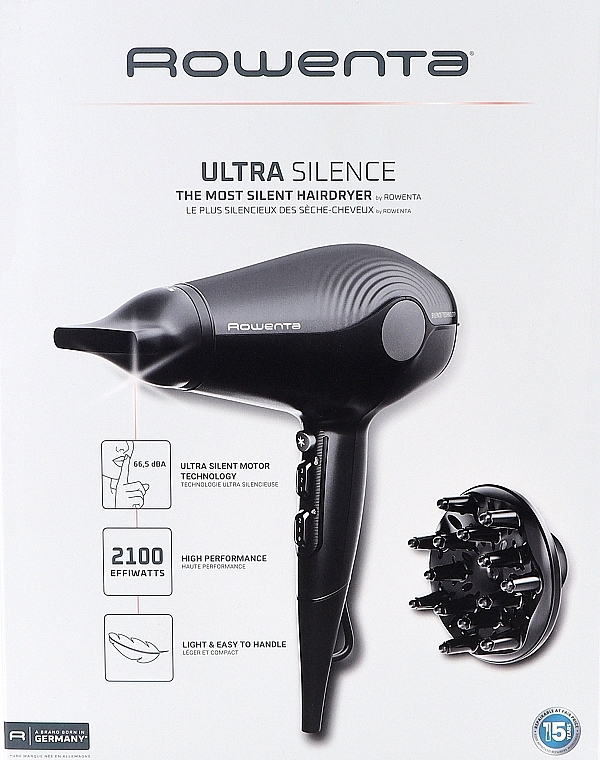 Фен для волос - Rowenta Ultra Silence CV6430F0 — фото N2