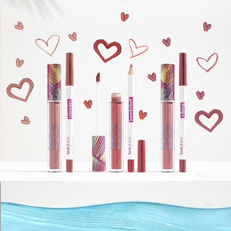 Набір для губ - Makeup Revolution x Love Island Coupled Up Lip Kit — фото N8