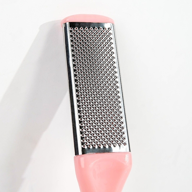 Терка для стоп, розовая ручка - Brushworks Foot Rasp — фото N5