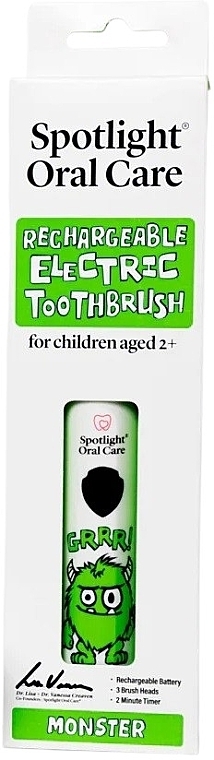 Детская электрическая зубная щетка "Монстр" - Spotlight Oral Care Kids Monster Electric Toothbrush — фото N2