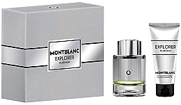 Духи, Парфюмерия, косметика Montblanc Explorer Platinum - Набор (edp/60ml + sh/gel/100ml)