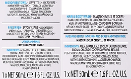 Набор - Baylis & Harding Men's Citrus Lime & Mint (hair/body/wash/50ml + face/wash/50ml + acc) — фото N3