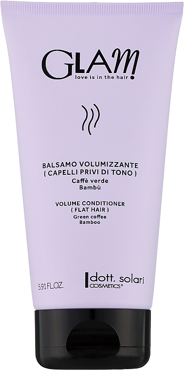 Кондиціонер для об'єму волосся - Dott.Solari Glam Volume Conditioner — фото N1