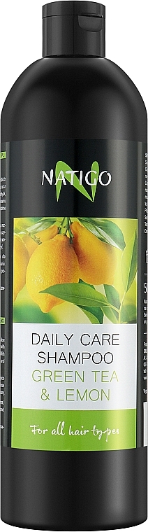 Шампунь для волосся "Зелений чай і лимон" - Natigo Everyday Shampoo — фото N5