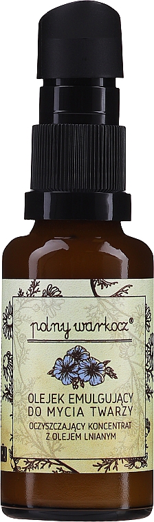 Очищающее масло для лица с льняным маслом - Polny Warkocz (мини) — фото N1