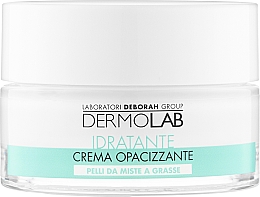 Парфумерія, косметика Матувальний зволожувальний крем - Deborah Milano Dermolab Mattiying Hydrating Cream SPF 15