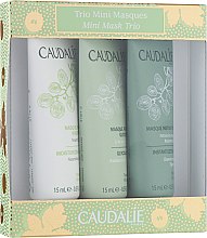 Парфумерія, косметика Набір  - Caudalie Mini Mask Trio Set (mask/15ml*3l)