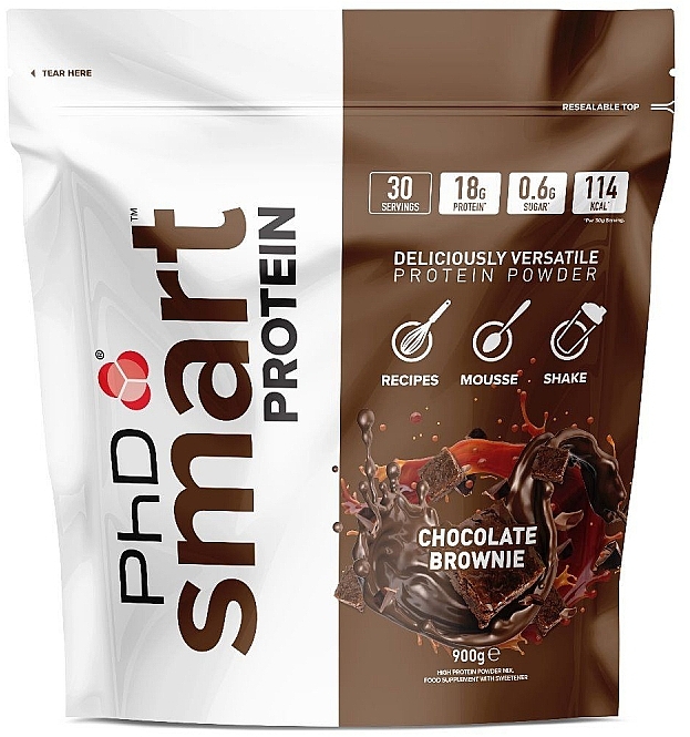 Смарт-протеин, шоколадный брауни - PhD Smart Protein Chocolate Brownie — фото N1