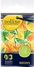 Парфумерія, косметика Ароматичне саше для гардероба, 0/3 цитрус - Sedan Polline Citrus