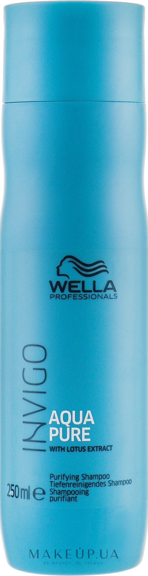 Очищувальний шампунь  - Wella Professionals Invigo Balance Aqua Pure Purifying Shampoo — фото 250ml