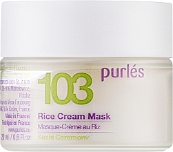 Парфумерія, косметика Рисова крем-маска для обличчя - Purles 103 Rice Cream Mask (мініатюра)