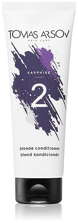 Кондиціонер для світлого, фарбованого та мелірованого волосся - Tomas Arsov Sapphire Blonde Conditioner — фото N1