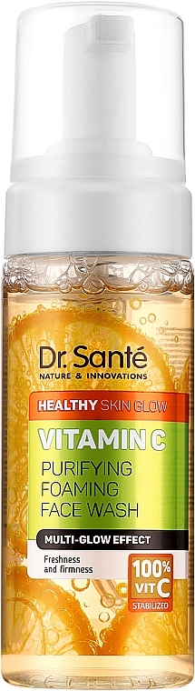 Очищуюча пінка для вмивання - Dr.Santе Vitamin C Purfyng Foaming Face Wash — фото N1