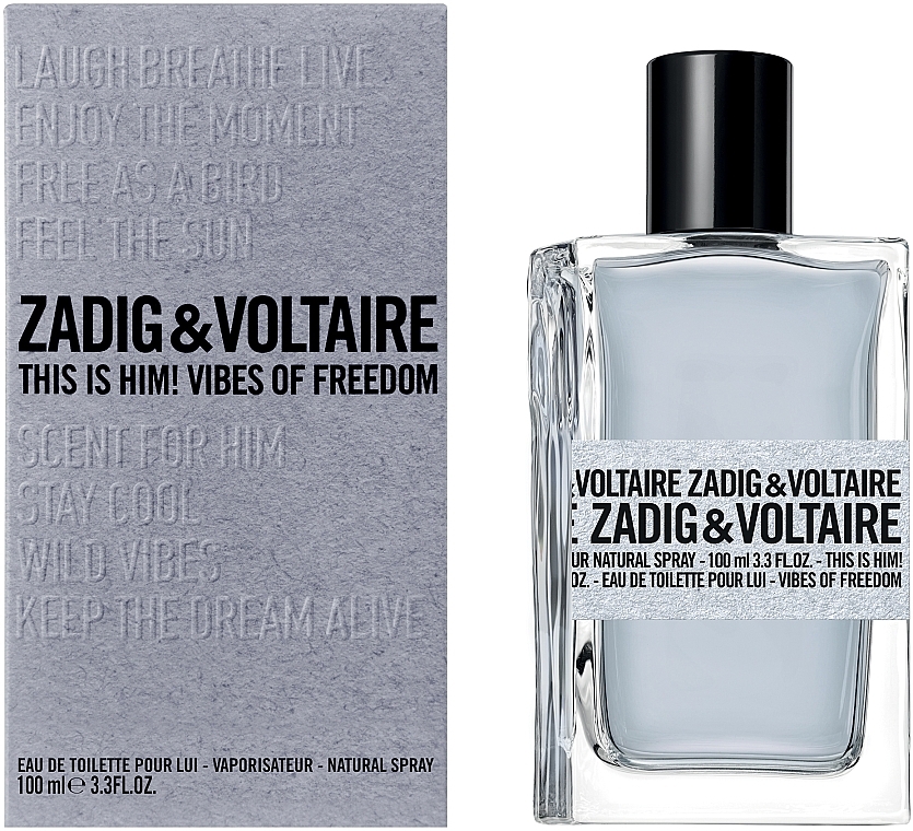 Zadig & Voltaire This Is Him! Vibes Of Freedom - Туалетная вода — фото N2