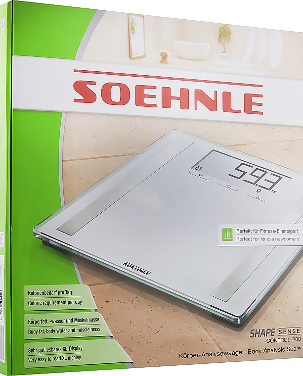 Весы напольные - Soehnle Shape Sense Control 200 — фото N2