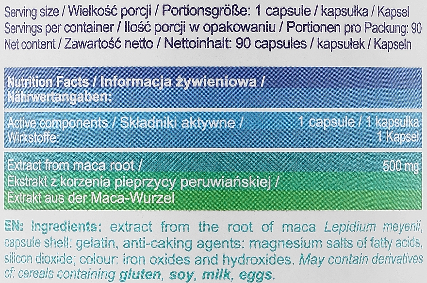 Харчова добавка «Мака» - Allnutrition Adapto Maca — фото N3