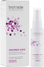 Антиперспирант-спрей длительного действия "До 10 дней без пота и запаха" - Biotrade Odorex Deo Antiperspirant Spray — фото N2