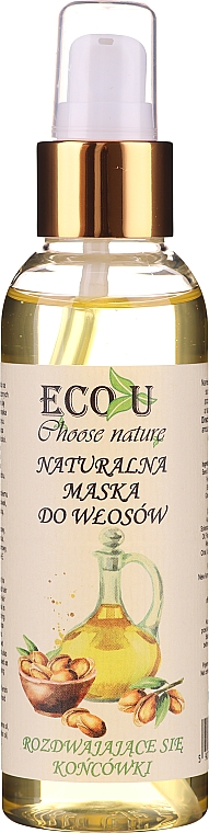 Натуральна маска від посіченості волосся - Eco U Choose Nature — фото N1