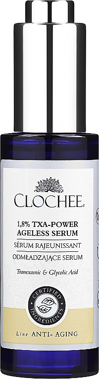Антивікова сироватка для обличчя - Clochee Organic 1,8% Txa-Power Serum — фото N1