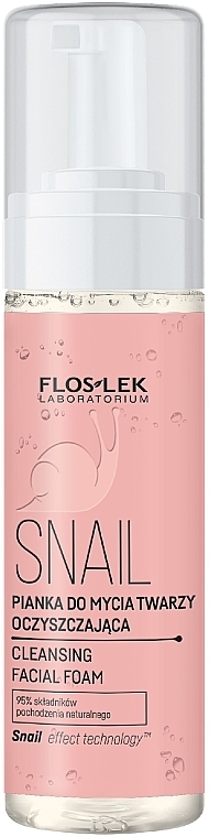 Пінка для вмивання - Floslek Snail Cleansing Facial Foam — фото N1