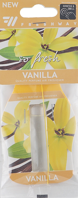 Ароматизатор для автомобиля "Vanilla" - Fresh Way So Fresh — фото N1