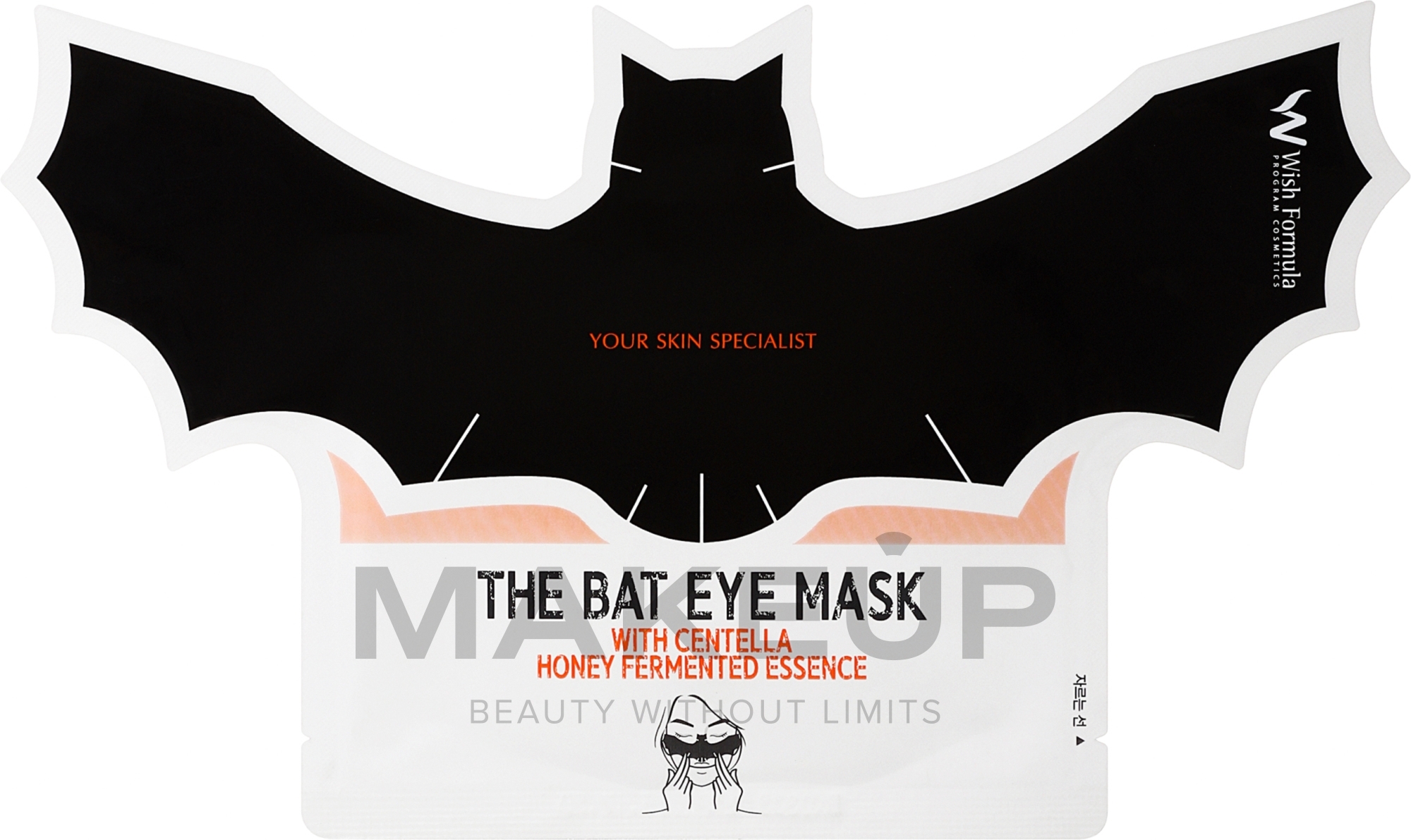 Омолоджувальна маска для шкіри навколо очей - Wish Formula The Bat Eye Mask — фото 1x8ml