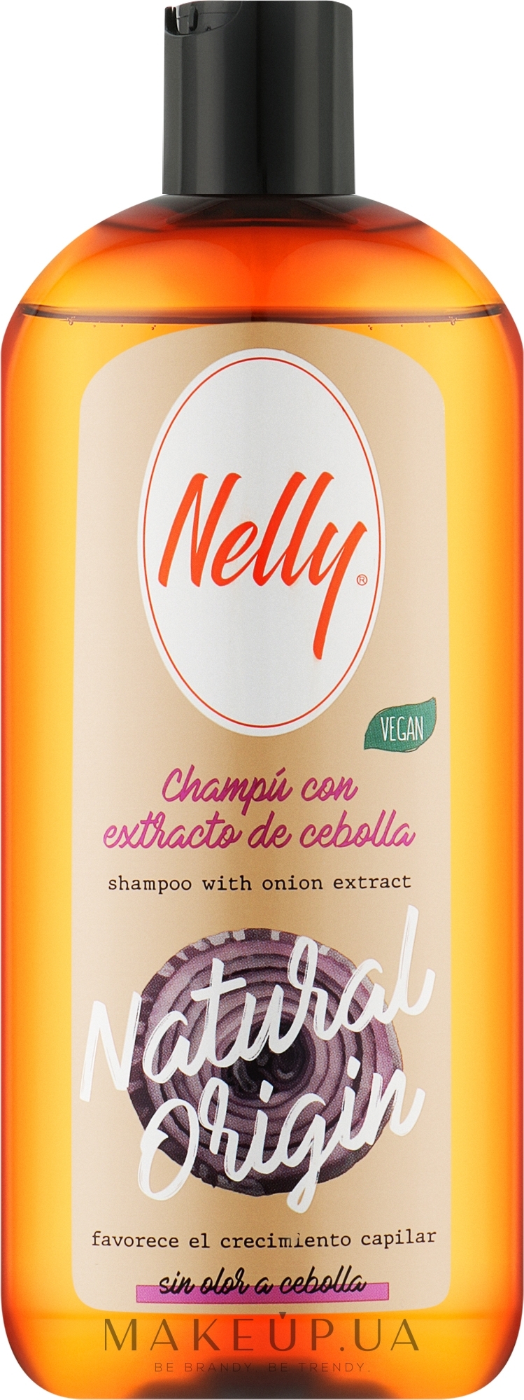 Шампунь для волос с луком - Nelly Natural Origin Shampoo — фото 400ml